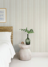 Navarres Stripe Neutral by A-Street Prints Faux Linen Non Woven Wallpaper – A-Street Prints 4172-27487