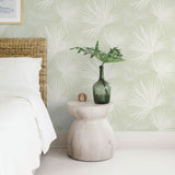 Hatteras Light Green by A-Street Prints Palms Wallpaper- A-Street Prints 4172-27490