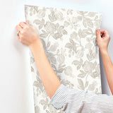 Beach Rose Neutral by A-Street Prints Floral Fruits Wallpaper – A-Street Prints 4172-27493