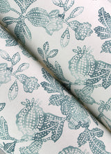 Beach Rose Teal by A-Street Prints Floral Fruits Wallpaper- A-Street Prints 4172-27494