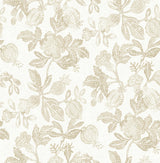 Beach Rose Champagne Floral Fruits Wallpaper roll and pattern