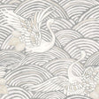 Egret Slate Tidal Dance Birds Wallpaper by A-Street Prints, 20.5 in x 33 ft – SKU 4172-27496