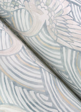 Egret Sky Blue by A-Street Prints Tidal Dance Wallpaper – A-Street Prints 4172-27498