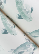 Koi Seafoam by A-Street Prints Fish Wallpaper – A-Street Prints 4172-27502