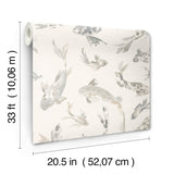 Koi Stone by A-Street Prints Fish Wallpaper – A-Street Prints 4172-27503