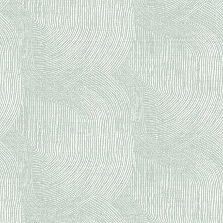 Folly Seafoam Zen Swirls Wallpaper – A-Street Prints 4172-27505