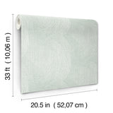 Folly Seafoam by A-Street Prints Zen Swirls Wallpaper – A-Street Prints 4172-27505