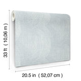 Folly Light Blue by A-Street Prints Zen Swirls Wallpaper – A-Street Prints 4172-27506