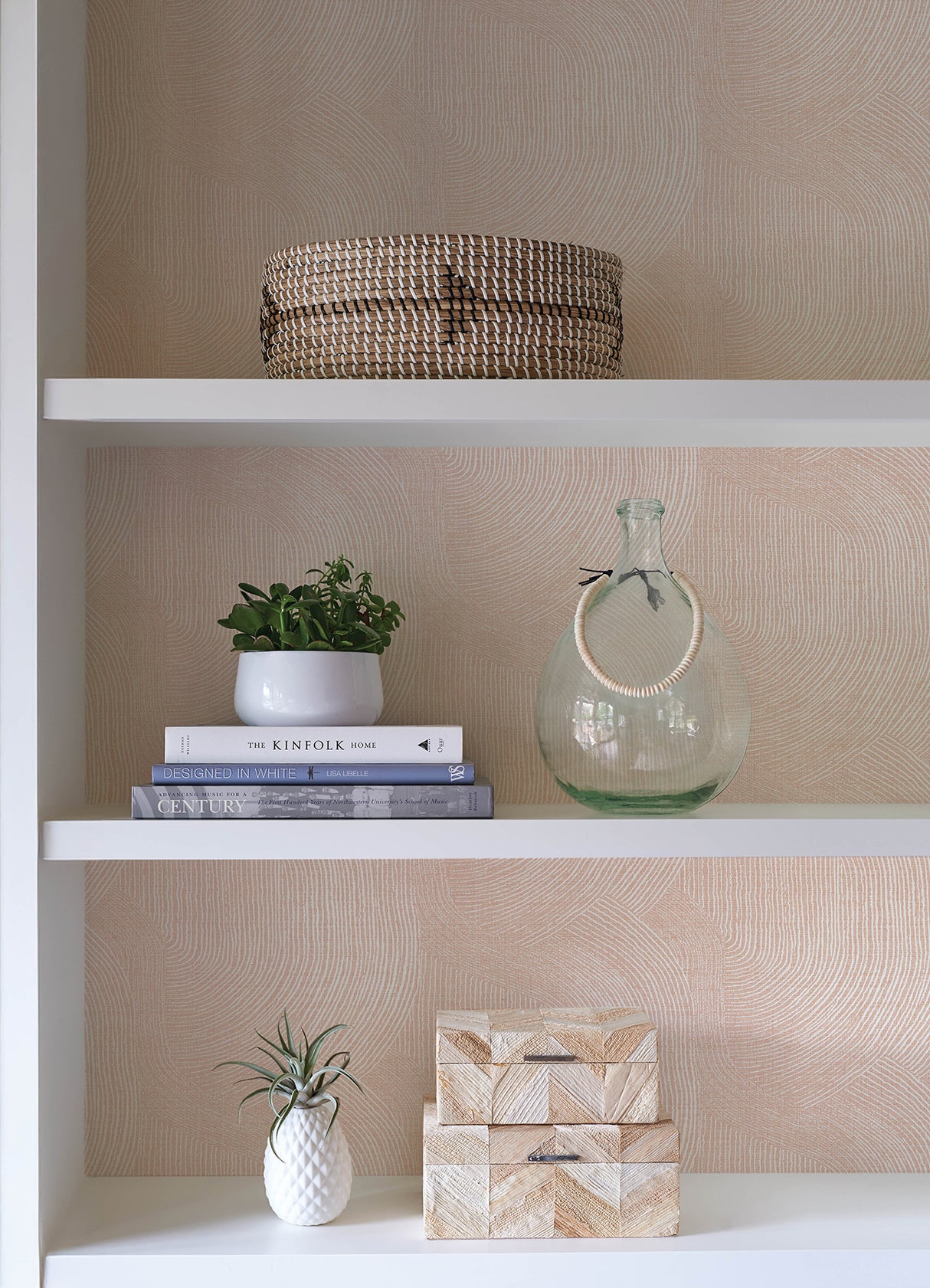 Folly Blush by A-Street Prints Zen Swirls Wallpaper – A-Street Prints 4172-27507