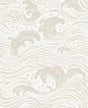 Swell Beige Ocean Wave Wallpaper by A-Street Prints pattern and roll