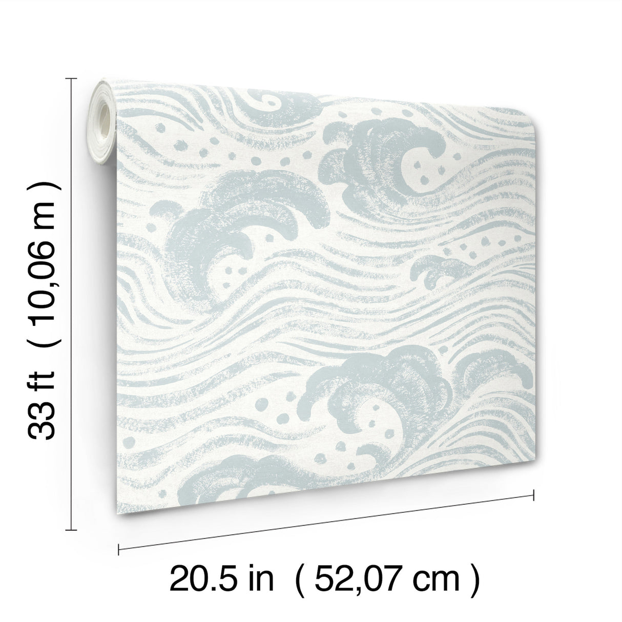 Swell Light Blue by A-Street Prints Ocean Wave Wallpaper – A-Street Prints 4172-27509