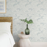 Swell Light Blue by A-Street Prints Ocean Wave Wallpaper – A-Street Prints 4172-27509