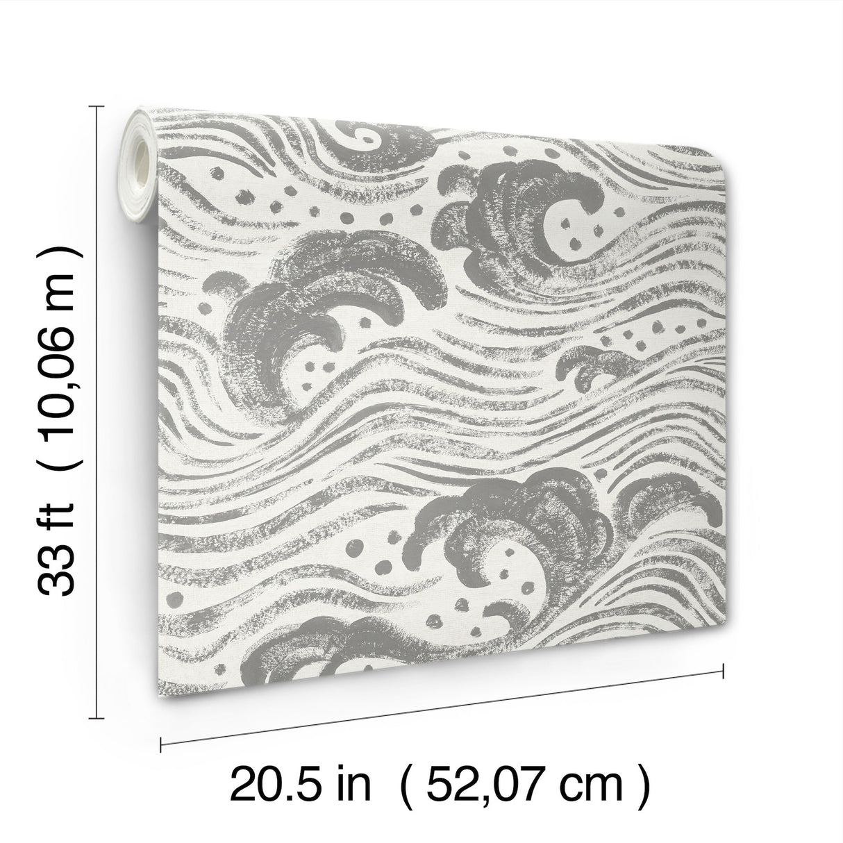 Swell Charcoal by A-Street Prints Ocean Wave Wallpaper – A-Street Prints 4172-27510