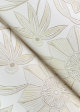 Star Flower Beige by A-Street Prints Floral Trail Wallpaper – A-Street Prints 4172-27515