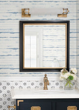 Destin Blue by A-Street Prints Stripe Wallpaper – A-Street Prints 4172-27516