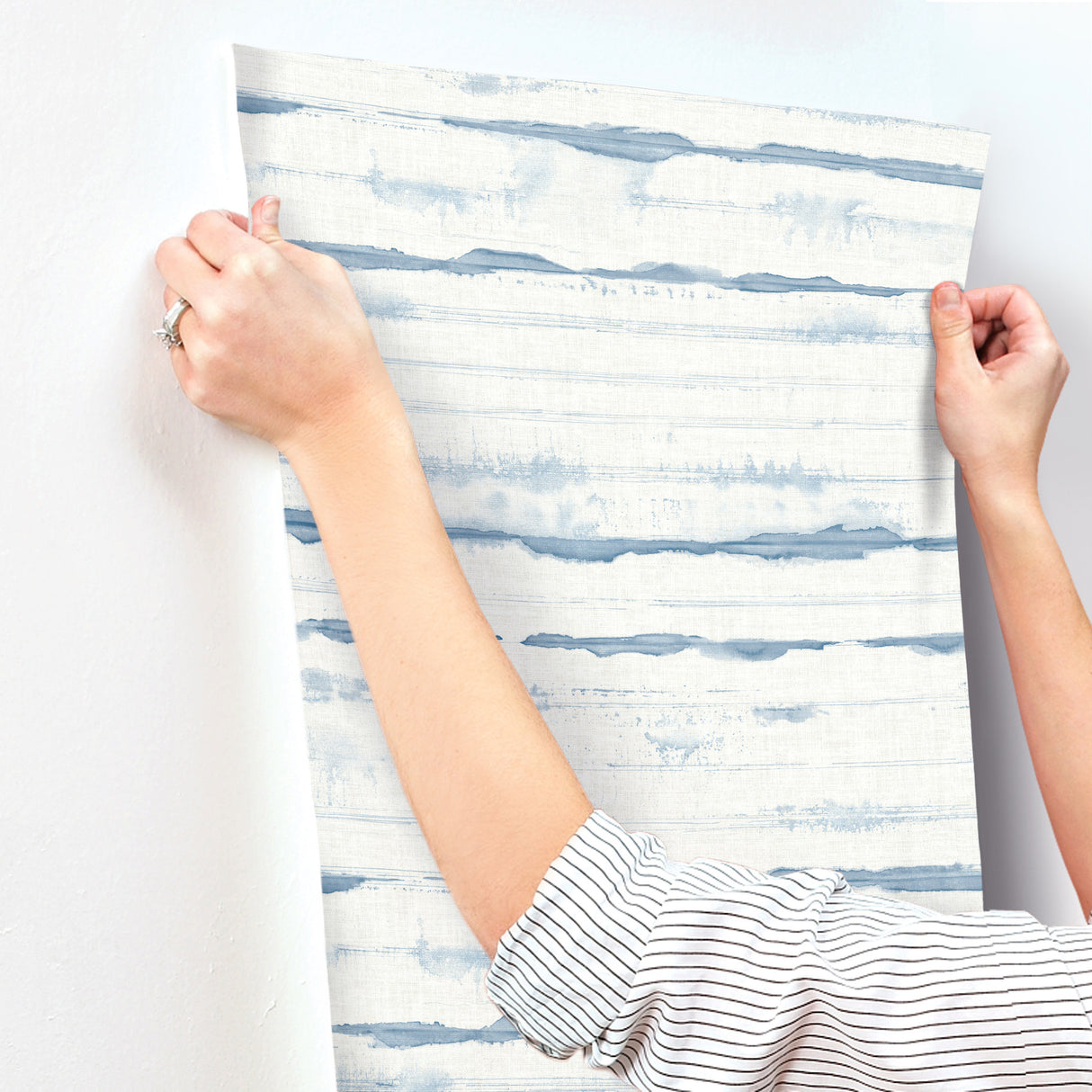 Destin Blue by A-Street Prints Stripe Wallpaper – A-Street Prints 4172-27516