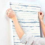 Destin Blue by A-Street Prints Stripe Wallpaper – A-Street Prints 4172-27516