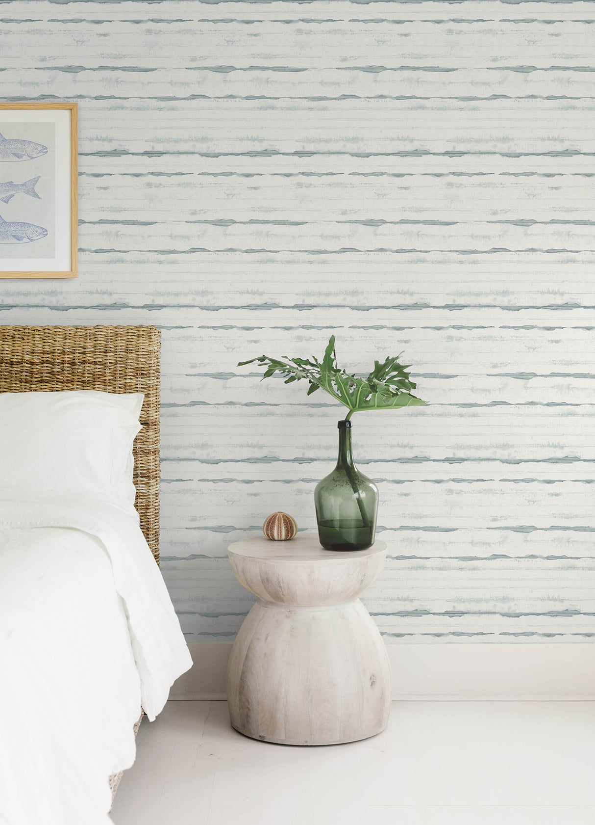 Destin Teal by A‑Street Prints Stripe Wallpaper – A‑Street Prints 4172-27519