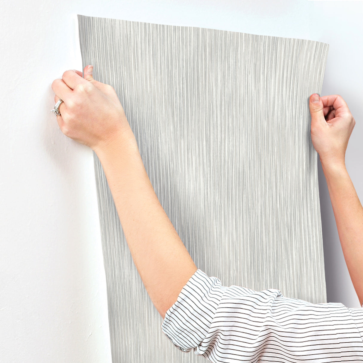 Largo Grey by A-Street Prints Striated Wallpaper- A-Street Prints 4172-27521