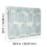 Serendipity Light Blue by A-Street Prints Shibori Wallpaper- A-Street Prints 4172-27525