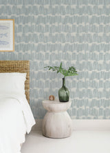 Serendipity Light Blue by A-Street Prints Shibori Wallpaper- A-Street Prints 4172-27525