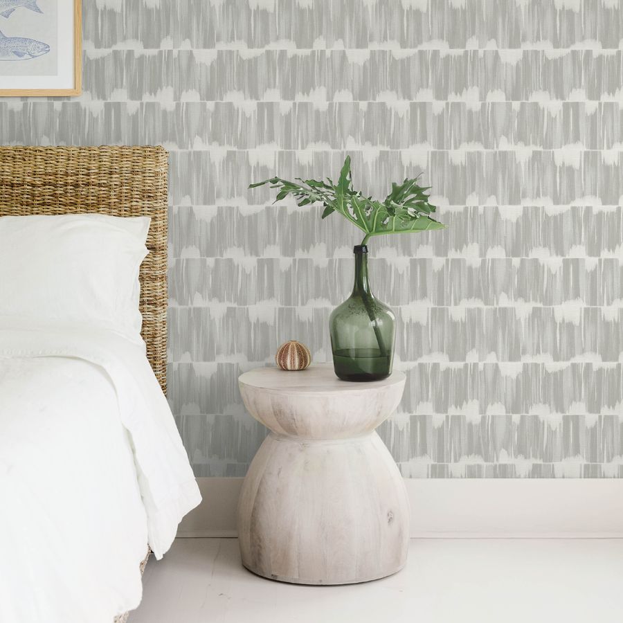 Serendipity Sterling by A-Street Prints Shibori Wallpaper- A-Street Prints 4172-27526