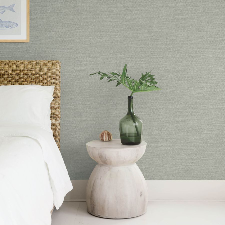 Malin Seafoam by A-Street Prints Faux Grasscloth Wallpaper- A-Street Prints 4172-27530