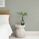 Malin Seafoam by A-Street Prints Faux Grasscloth Wallpaper- A-Street Prints 4172-27530