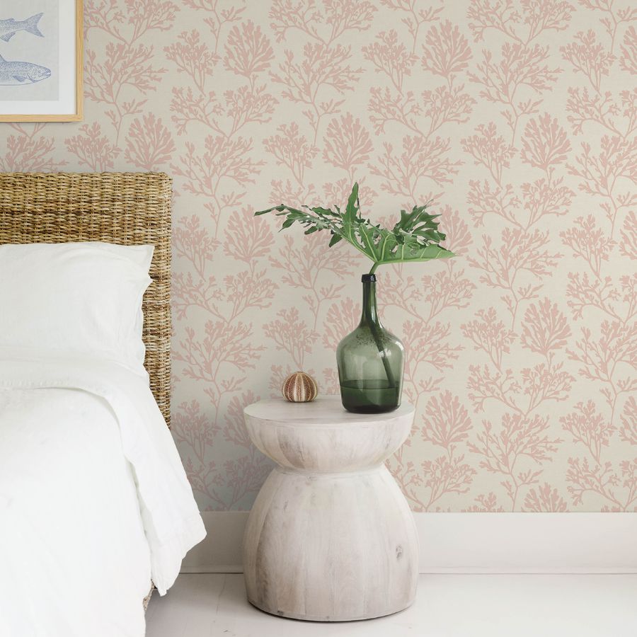 Tortuga Pink by A-Street Prints Paper Weave Grasscloth Wallpaper – A-Street Prints 4172-82000