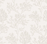 Tortuga Dove Coral Weave Grasscloth Wallpaper by A-Street Prints, 27 in x 27 ft (4172-82001)