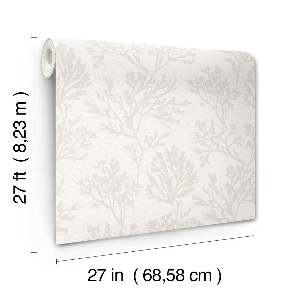 Tortuga Dove by A-Street Prints Coral Weave Grasscloth Wallpaper – A-Street Prints 4172-82001