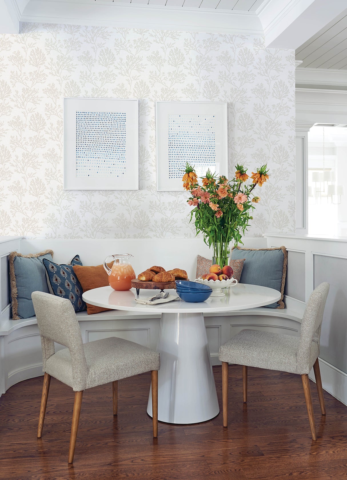 Tortuga Dove by A-Street Prints Coral Weave Grasscloth Wallpaper – A-Street Prints 4172-82001