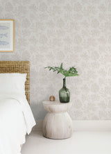 Tortuga Dove by A-Street Prints Coral Weave Grasscloth Wallpaper – A-Street Prints 4172-82001