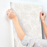 Tortuga Dove by A-Street Prints Coral Weave Grasscloth Wallpaper – A-Street Prints 4172-82001