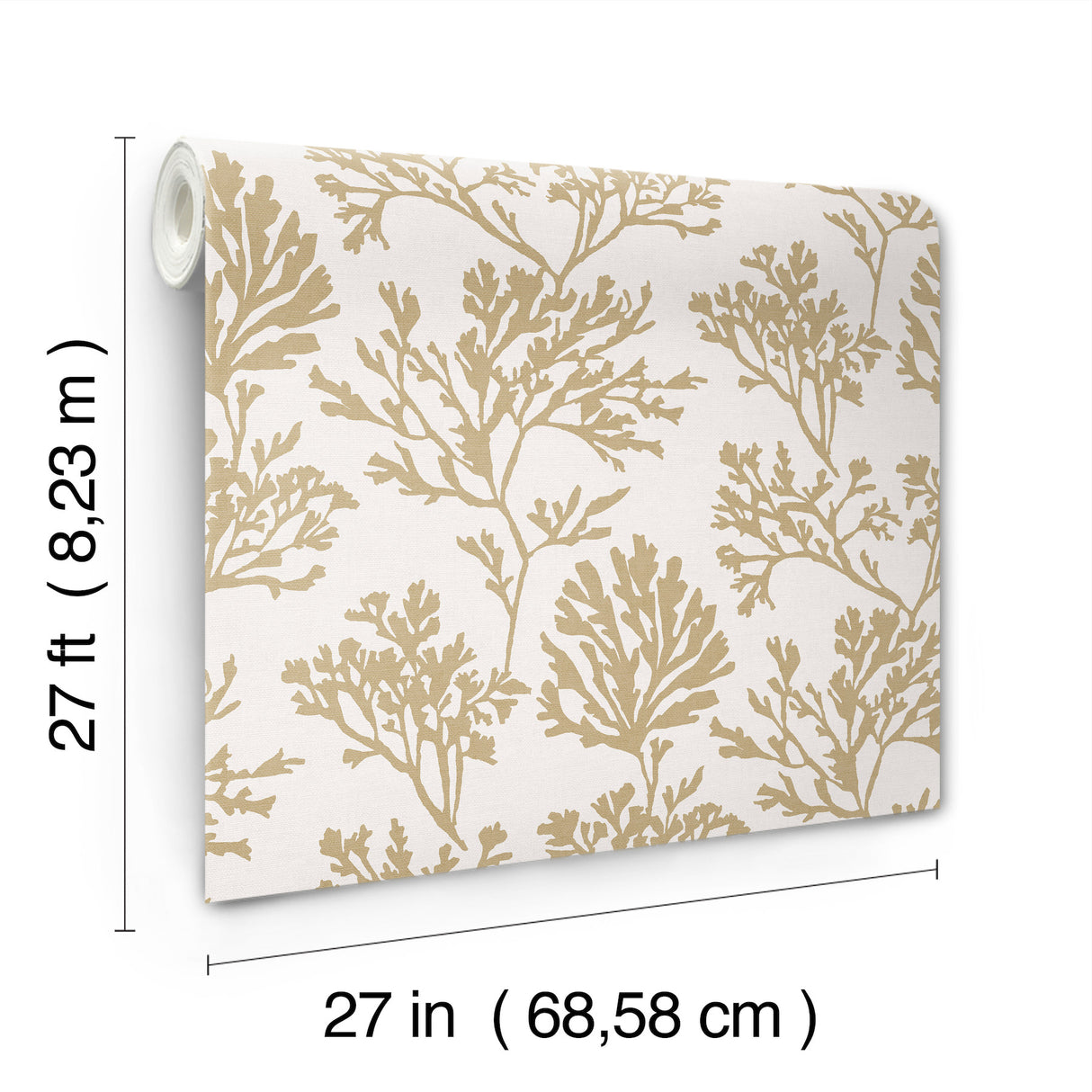 Tortuga Gold by A-Street Prints Coral Weave Grasscloth Wallpaper – A-Street Prints 4172-82002