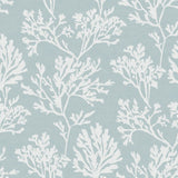A-Street Prints Tortuga Sky Blue Coral Weave grasscloth wallpaper roll, 27 in x 27 ft, SKU 4172-82003
