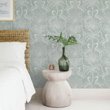 Biscayne Turquoise by A-Street Prints Flamingo Beach Wallpaper – A-Street Prints 4172-82004