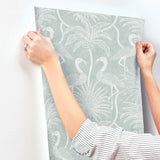 Biscayne Turquoise by A-Street Prints Flamingo Beach Wallpaper – A-Street Prints 4172-82004