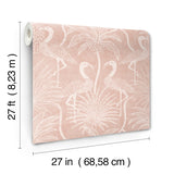 Biscayne Coral by A-Street Prints Flamingo Beach Wallpaper – A-Street Prints 4172-82007