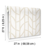 Salvo Gold by A-Street Prints Curved Contours Wallpaper – A-Street Prints 4172-82008