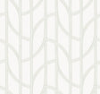 Salvo Light Green Curved Contours Wallpaper by A-Street Prints, 27 in x 27 ft roll
