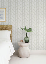 Salvo Light Green by A-Street Prints Curved Contours Wallpaper – A-Street Prints 4172-82009