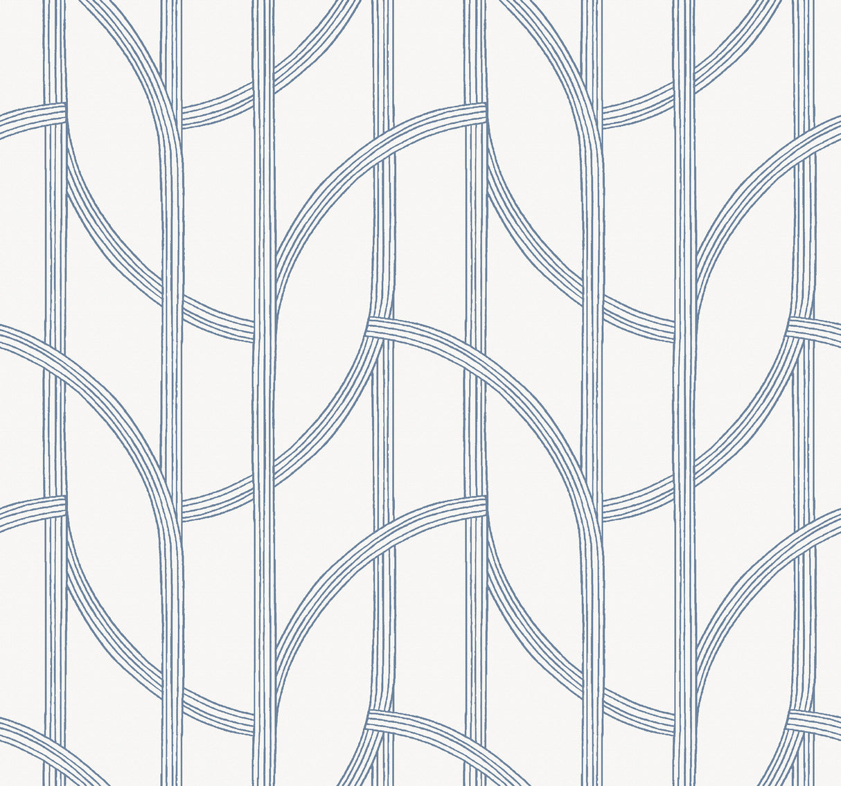 Salvo Navy Curved Contours Wallpaper by A-Street Prints roll and pattern