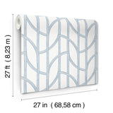 Salvo Navy by A-Street Prints Curved Contours Wallpaper – A-Street Prints 4172-82010
