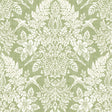 Finch Light Green Woodland Damask Wallpaper by A-Street Prints, SKU 4173-27620