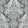 Finch Blue Woodland Damask Wallpaper by A-Street Prints