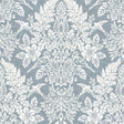 Finch Light Blue Woodland Damask Wallpaper – A-Street Prints 4173-27623