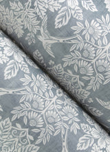 Finch Light Blue by Chris Loves Julia Woodland Damask Wallpaper – A-Street Prints 4173-27623