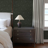 Hague Dark Green by Chris Loves Julia Floral Trail Wallpaper – A-Street Prints 4173-27628