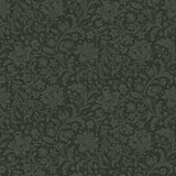 Hague Dark Green Floral Trail Wallpaper by A-Street Prints
